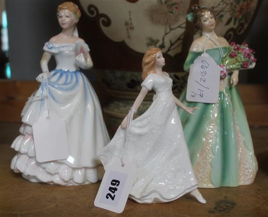 3 Royal Doulton figurines